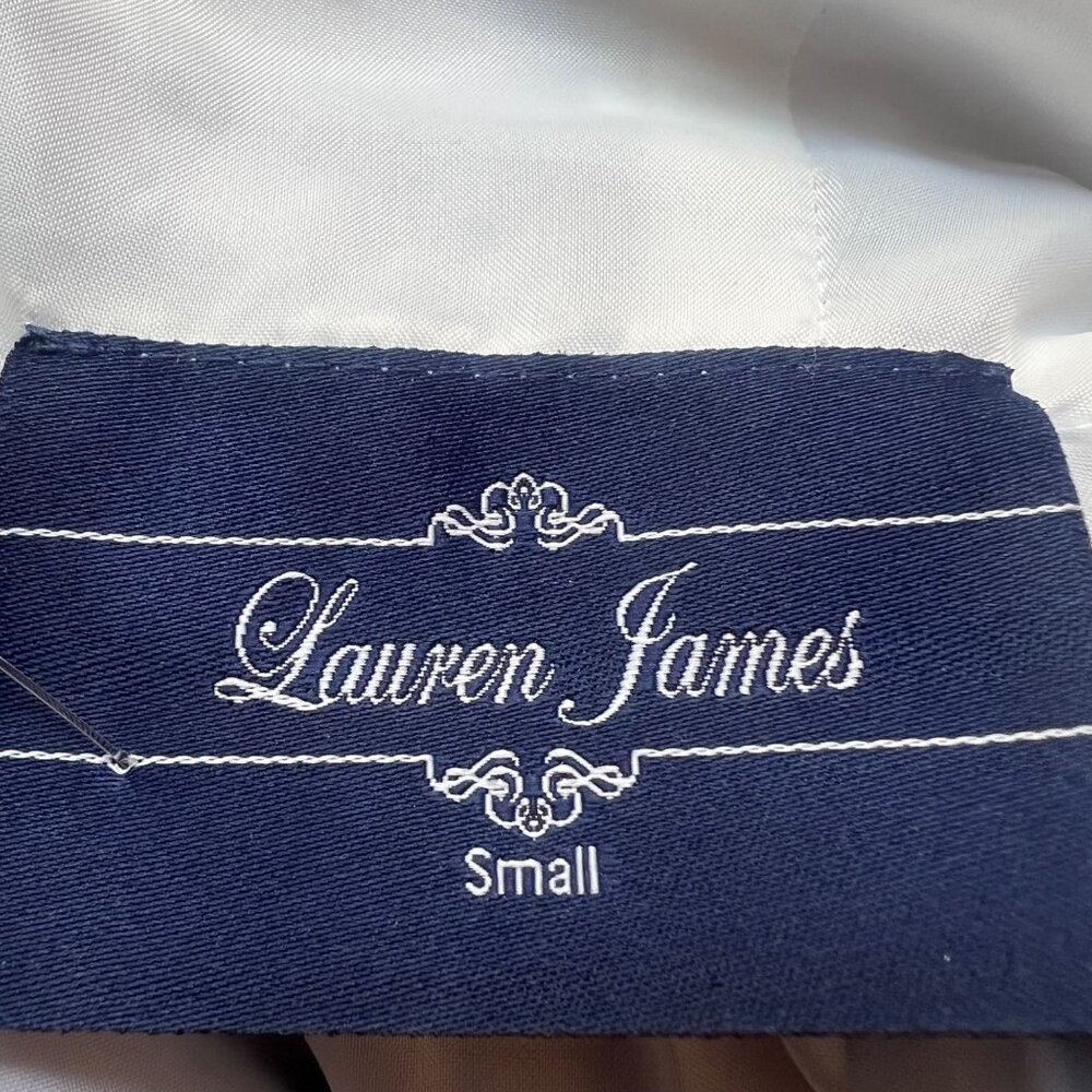Lauren James Size S NEW Royal Blue White Emerson Oxford Sleeveless A-Line Dress - Picture 6 of 16